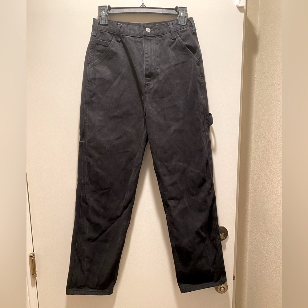 J Gault/Brandy Melville Black Denim Women’s Painter Type Pants size M
